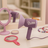 42535 Globo Phon Giocattolo Stile Dyson con Accessori Set Parrucchiera Bambine