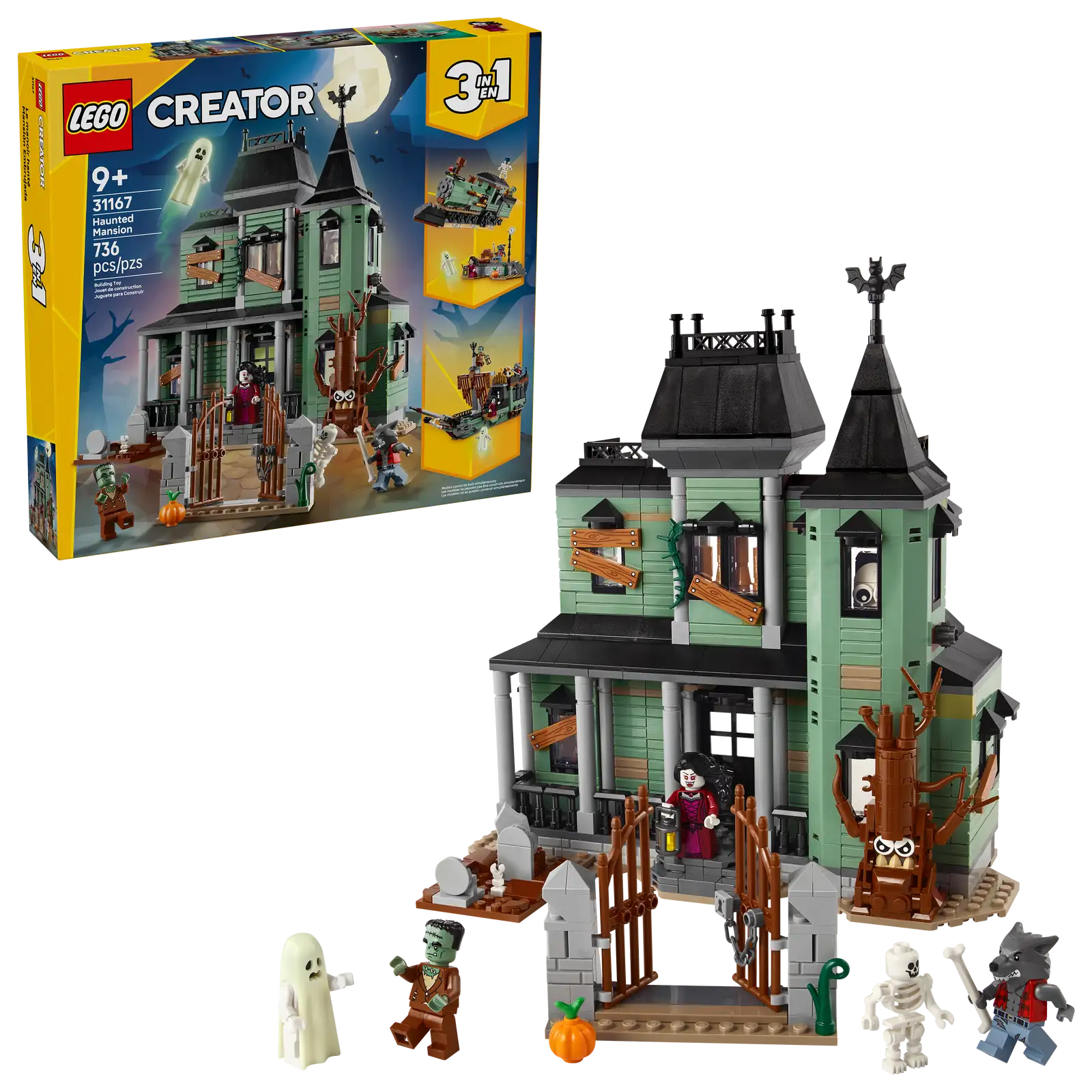 31167 LEGO Creator 3+1 Villa spettrale