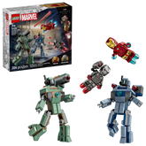 76320 Lego Super Heroes Marvel Iron Man e War Machine contro i droni di Hammer