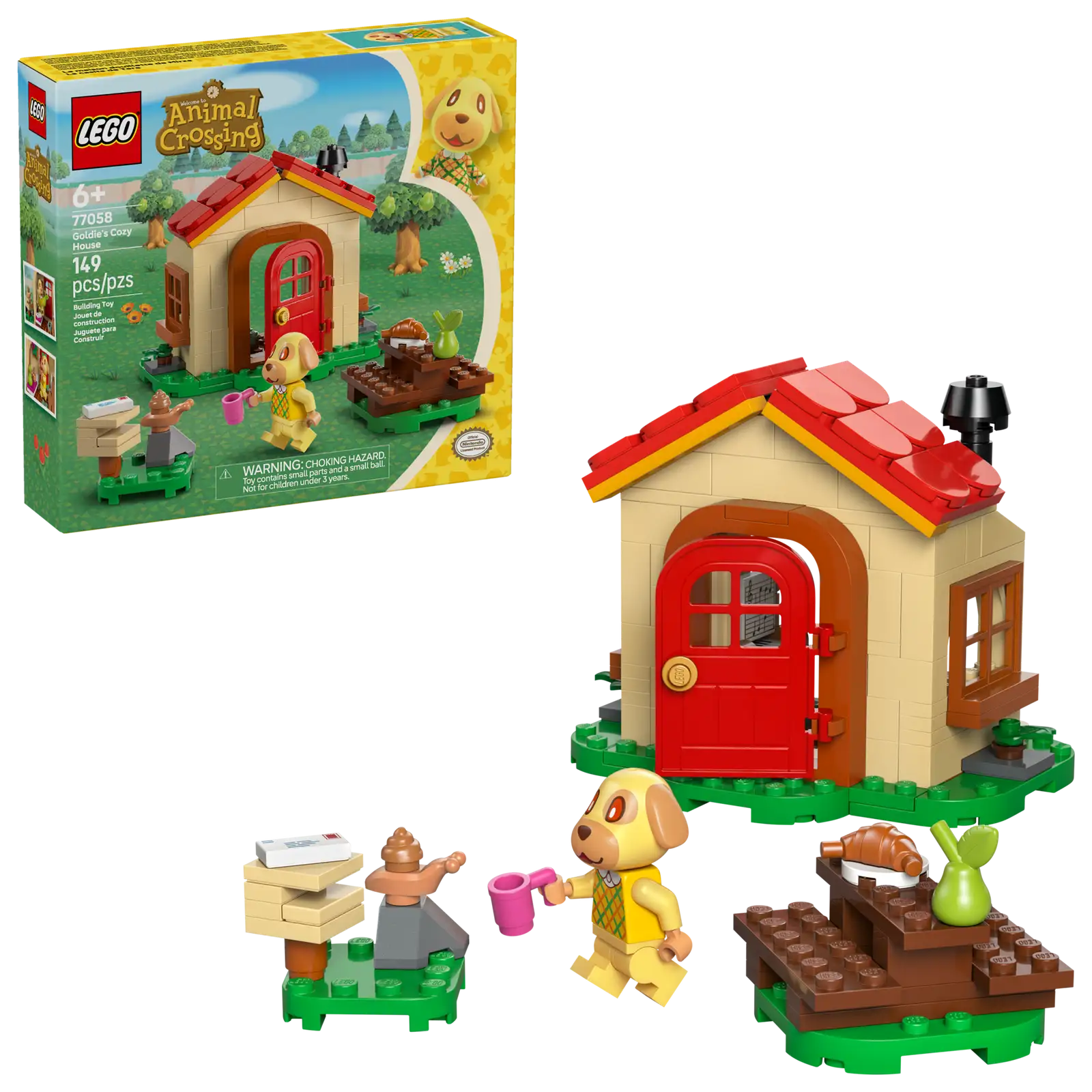 77058 Lego Animal Crossing La casetta di Dora