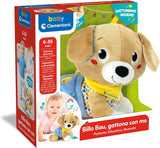 17986 Clementoni Baby Billo Bau Gattona con Me Peluche Interattivo Educativo