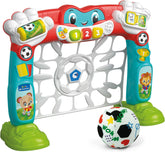 17954 Clementoni Baby Tira e Segna Goleador Rete da Calcio Elettronica con Luci