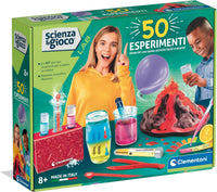 19430.8 Clementoni Scienza e Gioco 50 Esperimenti, Laboratorio Scientifico