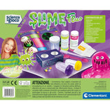 19397.4 Clementoni Slime Fluo Set Creativo da 5Slime Fluorescenti