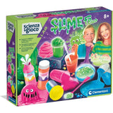 19397.4 Clementoni Slime Fluo Set Creativo da 5Slime Fluorescenti