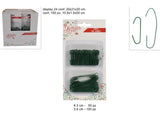 Ganci per Albero Natale 150 pz Verdi 3,8 cm e 6,3 cm JM-14150G