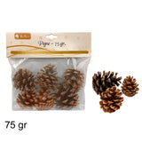 Pigne Naturali Decorazione Natalizia 75 g in Busta DXQ23-003