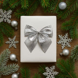 Fiocchi Natalizi argento 5,5 cm Set 12 pezzi JW51512/S per Albero, Pacchi