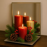 SPECCHIO PER DECORAZIONE QUADRATO 30CM YQM2522-7(1)