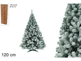 Albero di Natale artificiale innevato eco 120 cm con 180 punte 03J40-ZM180PB