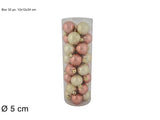 PALLE 5CM 32PZ LUCIDO CHAMPAGNE/BRONZO 3A32E04/195+4715C