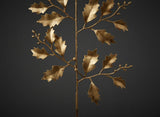 Stelo Aghifoglia Oro 50 cm Ramo Decorativo Natalizio Elegante per Vasi