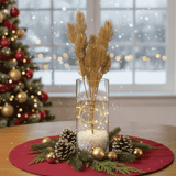 Stelo Rametti Glitterati Oro 34 cm Decorazione Natalizia Elegante XDX24-36G/GOLD