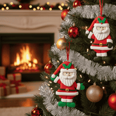 Appendino Babbo Natale Natalizio addobbi Natalizi colore casuale LJDS25-015ABC