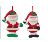 Appendino Babbo Natale Natalizio addobbi Natalizi colore casuale LJDS25-015ABC