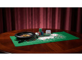 Gioco Roulette 25 cm con Set Casinò Completo Carte, Fiches e Tappeto