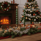 CANDELE PALLINE 30CM 150GR X 2PZ VERDE FA20469-7A/GREEN