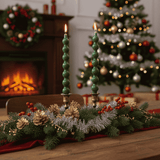 CANDELE PALLINE 30CM 150GR X 2PZ VERDE FA20469-7A/GREEN