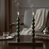 Candele Decorative a Palline Verdi 30 cm Set 2 Pezzi 150 gFA20469-7A/GREEN