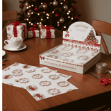 Carta Regalo Natalizia 70x100 cm Set 100 Fogli 80gr 4 Assortiti JY25SD04-B