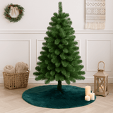 2S Tappeto Copribase Albero di Natale in Pelliccia Verde Ø 80 cm TREE-SKIR