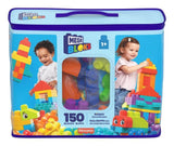 HHM96 Mattel Mega Bloks Bigger Building Bag 150 Blocchi Colorati per Bambini 1+