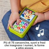 MAttel Fisher-Price Smartphone Scorri e Impara Gioco Educativo Interattivo 6M+