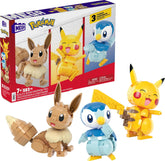 Mega Set Mega Tris di Pokémon Costruibili HNT94 Construx con Pikachu, Charma