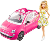 HRG59 Mattel Barbie con Auto Decappottabile Bambola Inclusa con Veicolo Rosa
