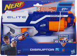 B9837 Hasbro NERF NStrike Elite Disruptor Blaster 6Dardi con Tamburo Rotante