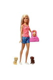 Mattel Barbie Bagnetto dei Cuccioli Bambola con Cucciolo Laua & Vasca