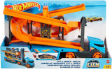 Mattel Hot Wheels Lift & Launch Hauler Camion Trasportatore con Rampa Lancio