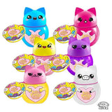 DIM02504P Tutty Putty Kawaii Slime Glitterato Profumato a Forma di Gatto