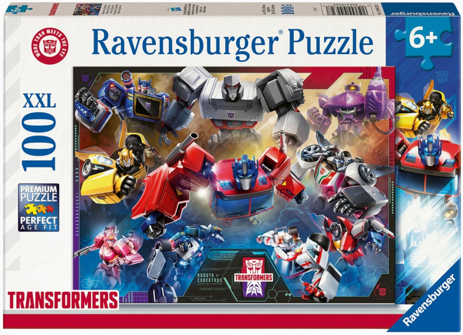04232 Ravensburger Puzzle XXL 100 Pezzi Transformers