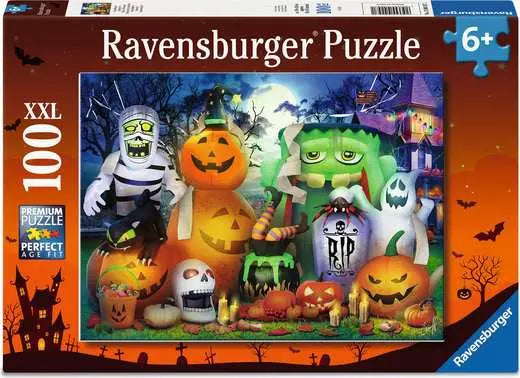 04247 Ravensburger Puzzle XXL 100 Pezzi Divertimento spettrale