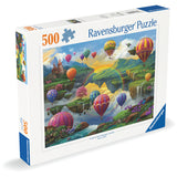 01190 Ravensburger Puzzle 500 Pezzi Valle delle Mongolfiere
