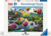 01190 Ravensburger Puzzle 500 Pezzi Valle delle Mongolfiere