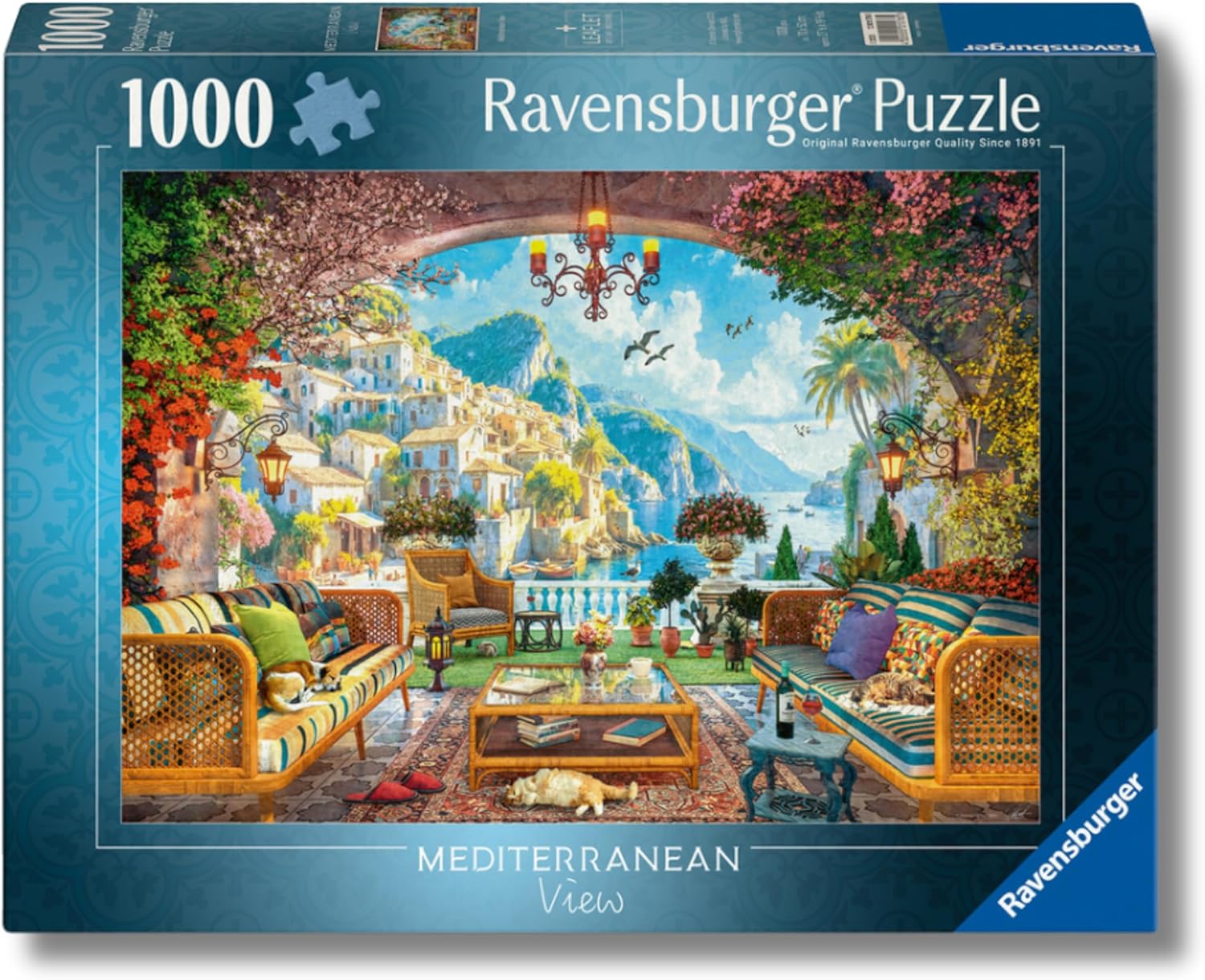 12001576 Vista Mediterranea Ravensburger 1000 pz