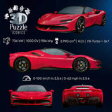 12008041 Ravensburger 3D Puzzle Ferrari SF90 Stradale Auto Sportiva