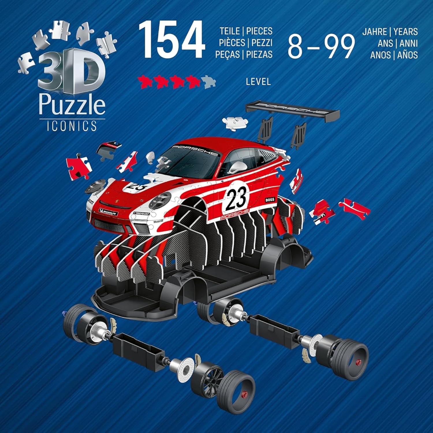 12008038 Porsche 911 GT3 Cup Salzburg - Ravensburger 3D Puzzle