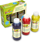 81-1539 CRAYOLA - Mini Kids, 3 Tempere a Dita Lavabili