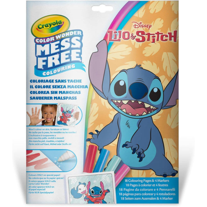 25-7021 CRAYOLA - Color Wonder, Coloring Set con 18 Pagine da colorare
