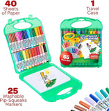 04-5227CRAYOLA - Set Pennarelli Lavabili per Bambini, Valigetta 25 pezzi
