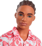 Mattel Barbie Fashionistas Ken #235 Bambola Ken Castano con Treccine
