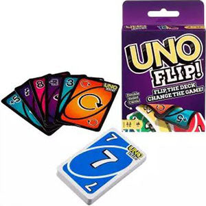 GDG37 UNO Flip Mattel Games Gioco di Carte con 112 Carte Fronte/Retro e Special