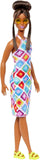 HJT07 Mattel Barbie Fashionistas con Capelli Castani Raccolti e occhiali