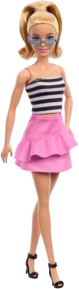 Barbie Fashionistas n. 218 65° Anniversario con Capelli Blu e Outfit Arcobaleno