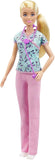 Barbie Carriere Bambola Infermiera GTW39 con Accessori