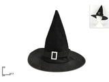 Cappello Strega Floccato Halloween Decorazioni e Accessori