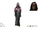 Fantasma Halloween 210 cm con Luci e Suoni Decorazione Spaventosa a Batterie